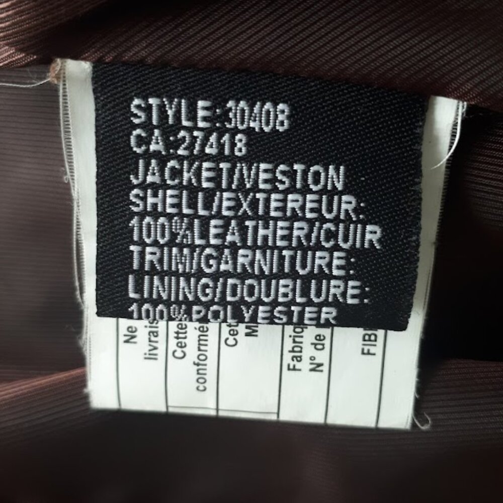 Genuine Leather Jacket - Picture 9 of 9